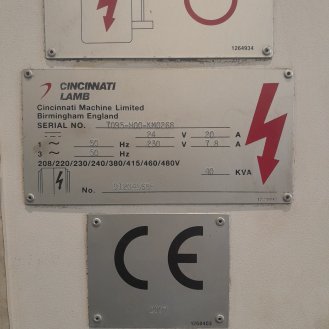 Vertikální obráběcí centrum Cincinnati FTV 1040/2500